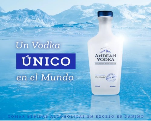 ANDEAM VODKA 700ML.INFOMUNDO NEGOCIOS