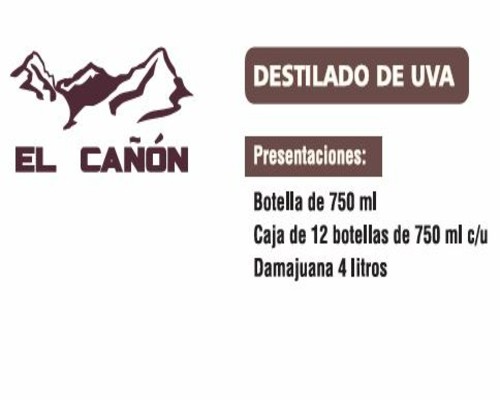 Destilado de Uva El Cañón.Presentación.Bodega Tres Ríos.Infomundo Negocios