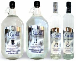 Pisco El Caudal.Puro.Bodega Tres Ríos.Infomundo Negocios