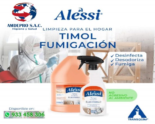 TIMOL FUMIGACIÓN ALESSI.AMDEPRO SAC HIGIENE Y SALUD