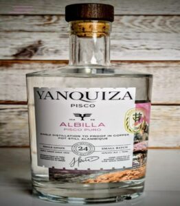 Pisco Yanquiza.Albilla.Adolfo Delgado.Representante de Marca