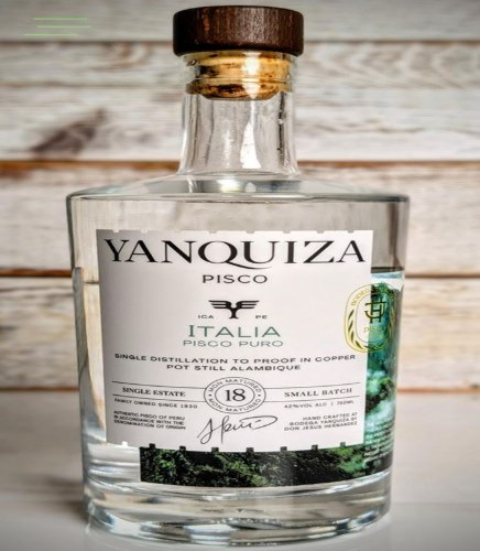 Pisco Yanquiza.Italia.Adolfo Delgado.Representante de Marca