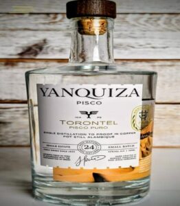 Pisco Yanquiza.Torontel.Adolfo Delgado.Representante de Marca