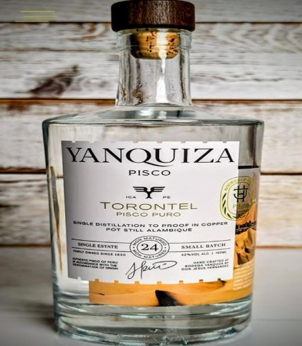 Pisco Yanquiza.Torontel.Adolfo Delgado.Representante de Marca